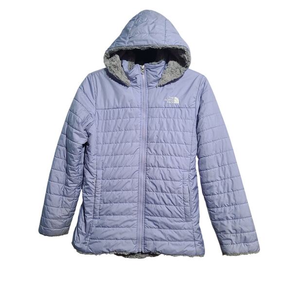 The North Face Other - The North Face Purple Hooded Mossbud Swirl Jacket Size L (14/16)